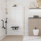 Massi Walk in Fix ścianka wolnostojąca Walk-in 70 cm złota MSKP-FA1021-70-G