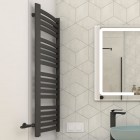 Massi Garama grzejnik łazienkowy 100x60 czarny połysk MSG-GAR10060C