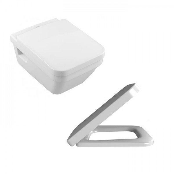 Villeroy&Boch Architectura Combi Pack miska wisząca bezrantowa z deską 5685HR01