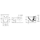Villeroy&Boch Subway 3.0 miska wisząca bezrantowa TwistFlush z deską 4670TS01