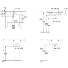 Villeroy&Boch Subway 3.0 umywalka meblowa 60x47 cm 4A706001