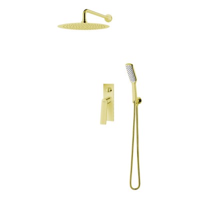 Vedo Desso Oro kompletny zestaw prysznicowy III deszczownica 25 cm złoty Vedo Desso Oro kompletny zestaw prysznicowy III deszczownica 25 cm złoty