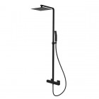 Vedo Sette Black zestaw natryskowy deszczownica 25 cm czarny mat VBS7077/25/CZ