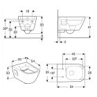 Koło Modo muszla wisząca Rimfree z powłoką L33120900