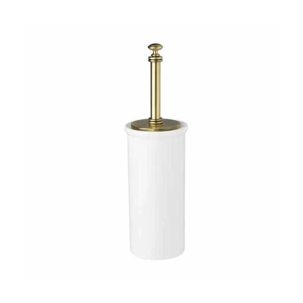 OUTLET Allpe Harmony szczotka WC stojąca ceramiczna stare złoto HA120BR