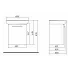 Koło Nova Pro zestaw łazienkowy 60 cm biały połysk M39006000