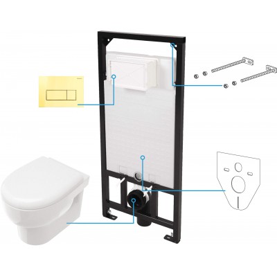 Avis Zestaw WC podtynkowa 6 w 1