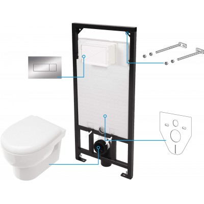 Avis Zestaw WC podtynkowy 6 w 1