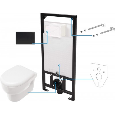 Avis Zestaw WC podtynkowy 6 w 1