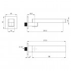 Deante Cascada wylewka wannowo-umywalkowa NAC 084K