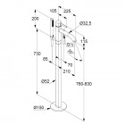 Kludi Bozz bateria wannowa 385900576