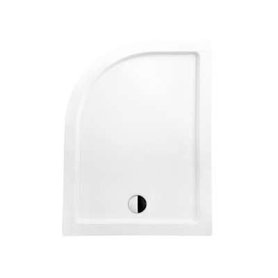 OUTLET Besco Saturn brodzik asymetryczny 100x80 prawy BAS-100-NP
