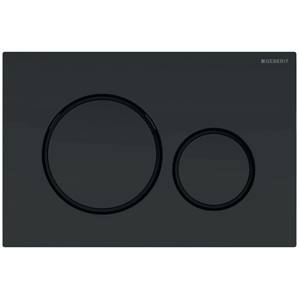 Geberit Sigma 20 przycisk spłukujący czarny mat/czarny/czarny mat 115882161