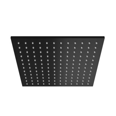 Kohlman deszczownica kwadratowa 25x25 cm czarna