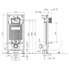 Deante Peonia zestaw 6w1 przycisk złoty CDEZ6ZPW