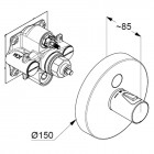Kludi Push bateria prysznicowa podtynkowa termostatyczna 389020538