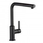 Kludi L-ine S bateria kuchenna z wyciąganą wylewką czarny mat 408513975