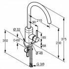 Kludi Bozz bateria kuchenna