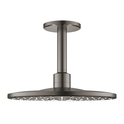 Grohe Rainshower SmartActive deszczownica okrągła 31 cm z ramieniem sufitowym brushed hard graphite 26477AL0