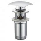 Oltens Halsa korek do umywalki klik klak kwadratowy z przelewem chrom 05102100