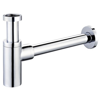 Oltens Hervik syfon umywalkowy mosiężny okrągły chrom 02602100