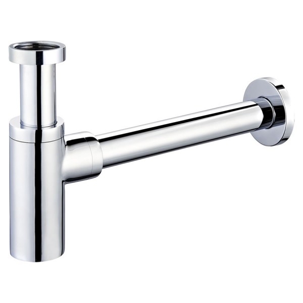 Oltens Hervik syfon umywalkowy mosiężny okrągły chrom 02602100