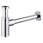 Oltens Hervik syfon umywalkowy mosiężny okrągły chrom 02602100