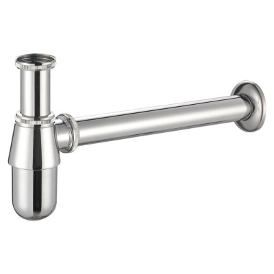 Oltens Molde syfon umywalkowy butelkowy mosiężny chrom 02604100