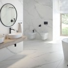 Oltens Hamnes umywalka 47,5x34 cm nablatowa owalna biała 40309000