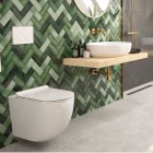 Oltens Hamnes miska WC wisząca PureRim z deską wolnoopadającą Slim 42012000