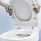 Oltens Hamnes miska WC wisząca PureRim z powłoką SmartClean z deską wolnoopadającą Slim 42515000