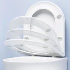 Oltens Hamnes miska WC wisząca PureRim z powłoką SmartClean z deską wolnoopadającą Slim 42515000