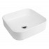 Oltens Hadsel umywalka kwadratowa 38,5 cm nablatowa biała 40307000