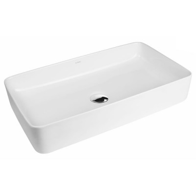 Oltens Solberg umywalka 62x41,5 cm nablatowa prostokątna biała 40318000