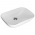 Oltens Solvig umywalka 51x34 cm nablatowa owalna biała 40322000