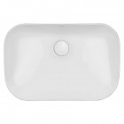 Oltens Solvig umywalka 51x34 cm nablatowa owalna biała 40322000