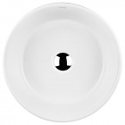Oltens Lagde umywalka 40 cm nablatowa okrągła biała 40316000