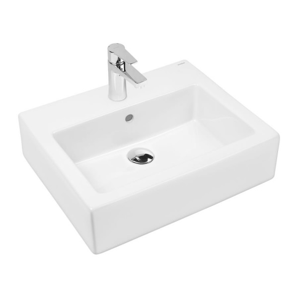 Oltens Susa umywalka 50x41 cm wisząca biała 41403000