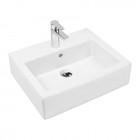 Oltens Susa umywalka 50x41 cm wisząca biała 41403000