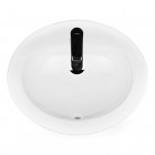 Oltens Kjos umywalka 52x43 cm wpuszczana owalna biała 41200000