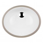 Oltens Mana umywalka 46x38 cm podblatowa owalna biała 40100000