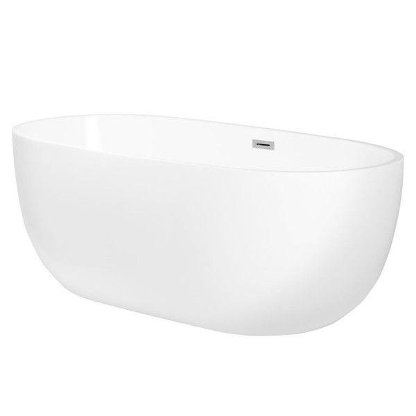 Oltens Stora wanna wolnostojąca 150x72 cm owalna akrylowa biała 12008000