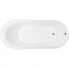 Oltens Gocta wanna wolnostojąca 160x75 cm owalna akrylowa biała 12006000
