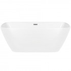 Oltens Millaa wanna wolnostojąca 170x78 cm owalna akrylowa biała 12002000