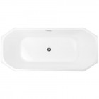 Oltens Stygg wanna wolnostojąca 160x73 cm owalna akrylowa biała 12005000