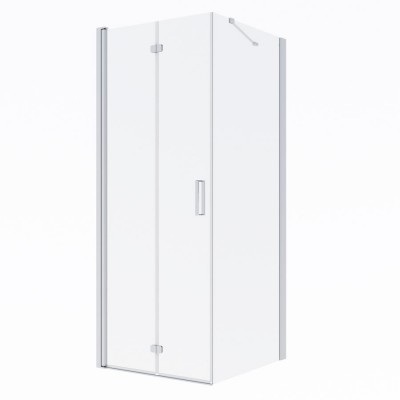 Oltens Trana kabina prysznicowa 80x80 cm kwadratowa drzwi ze ścianką 20003100