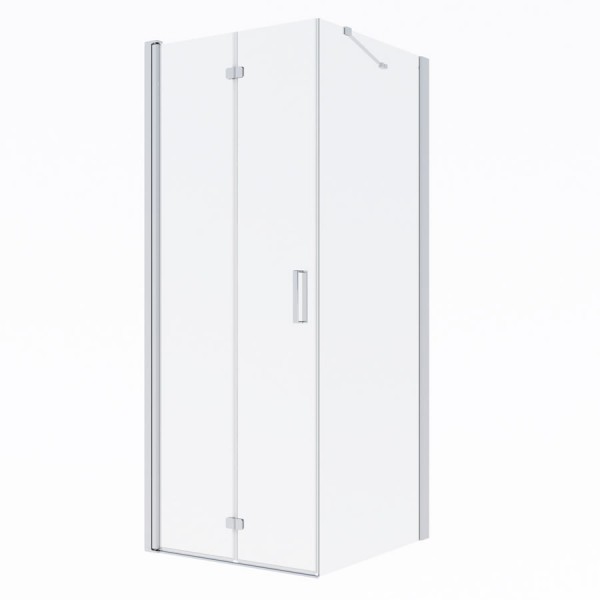 Oltens Trana kabina prysznicowa 80x80 cm kwadratowa drzwi ze ścianką 20003100