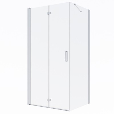 Oltens Trana kabina prysznicowa 100x80 cm prostokątna drzwi ze ścianką 20200100