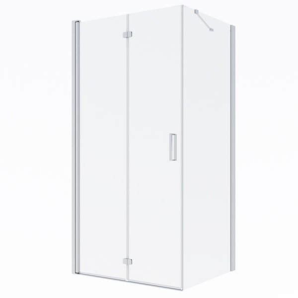 Oltens Trana kabina prysznicowa 100x80 cm prostokątna drzwi ze ścianką 20200100