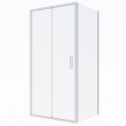 Oltens Fulla kabina prysznicowa 100x80 cm prostokątna drzwi ze ścianką 20202100